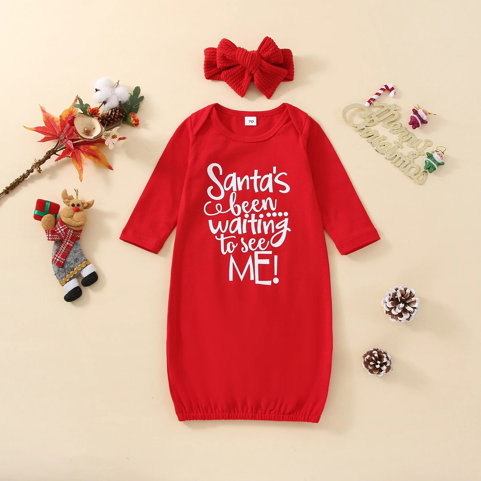 

Детский спальный мешок с длинным рукавом и круглым вырезом