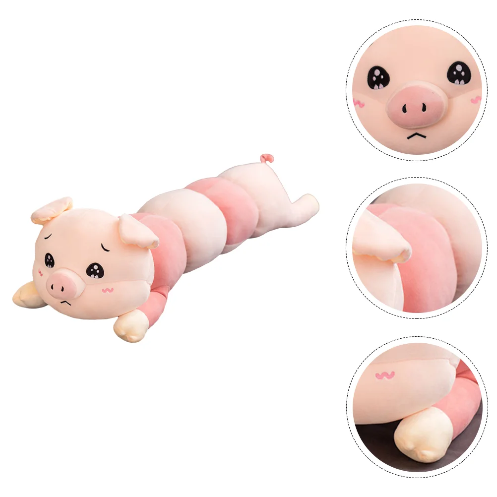 

1Pc Cartoon Caterpillar Plush Doll Adorable Doll Adornment Sofa Pillow