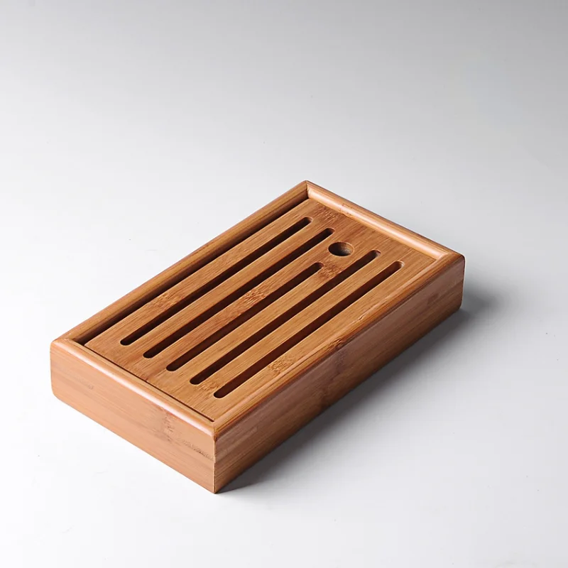 

Luxury Wooden Small Tea Trays Chinese Office Accessories Vintage Tea Trays Drainage Square Bandeja Para Cha Teaware WZ50TT