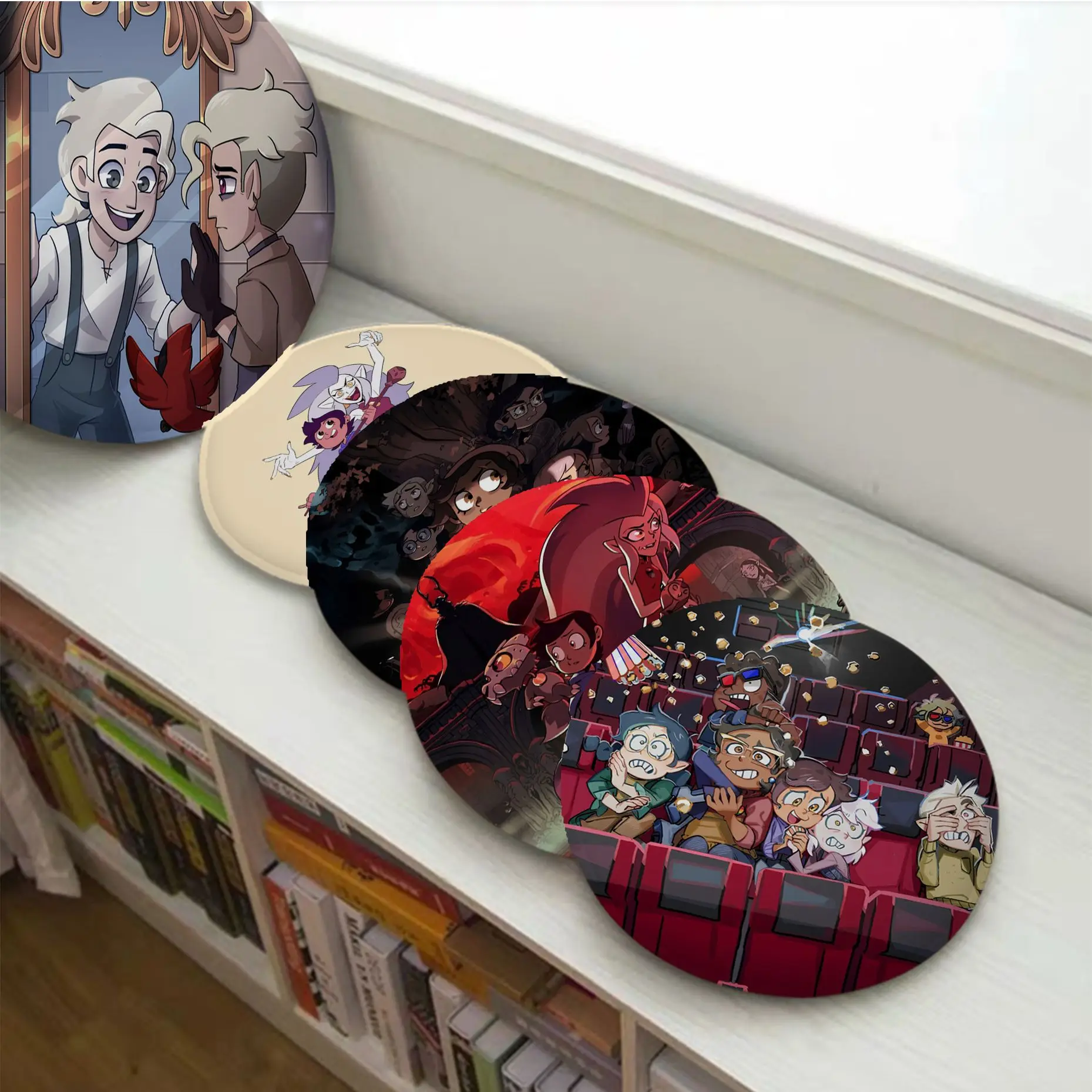 

Disney The Owl House Decorative Seat Pad Household Cushion Soft Plush Chair Mat Winter Office Bar Chair Mat Pad