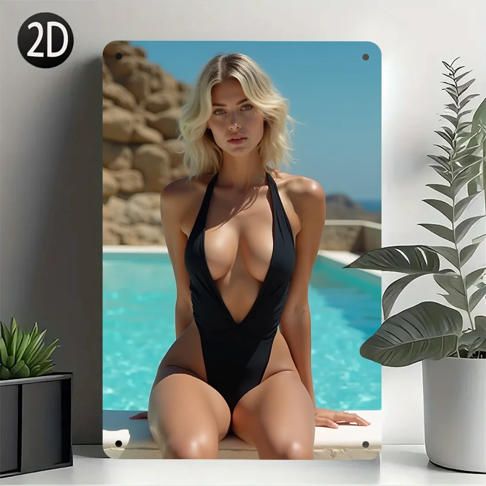 

Металлическая табличка "Сексуальная красота бикини"