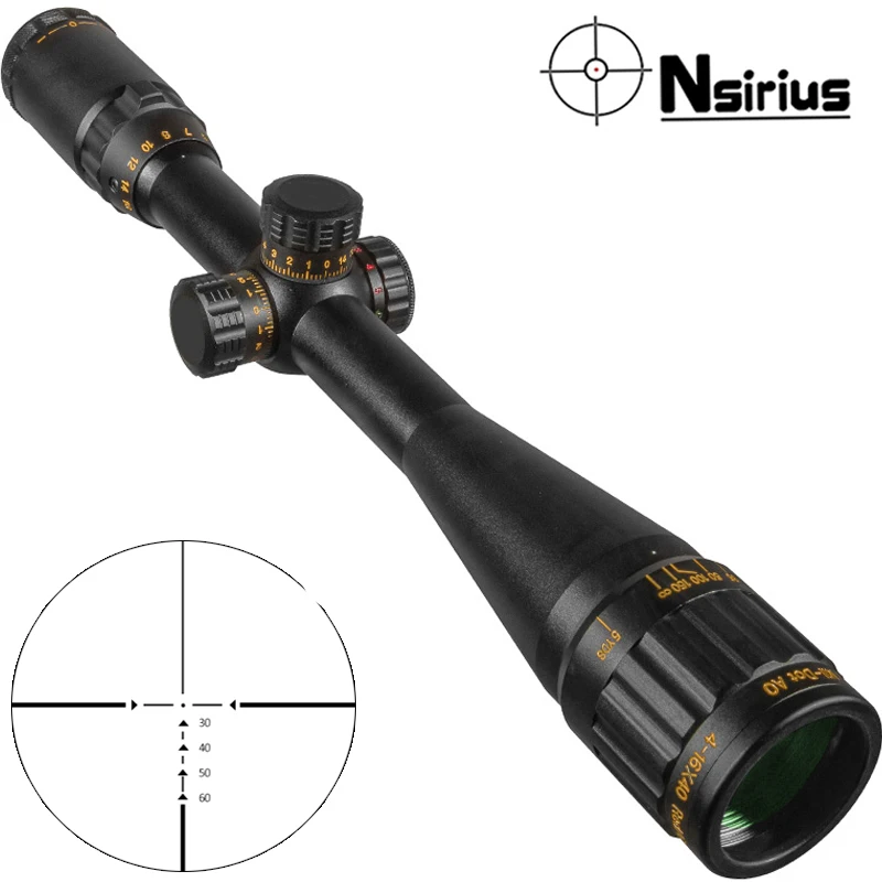 NSIRIUS 4-16X40 AOE тактический прицел оптический прицел красный зеленый Llluminate Crosshair охотничий прицел