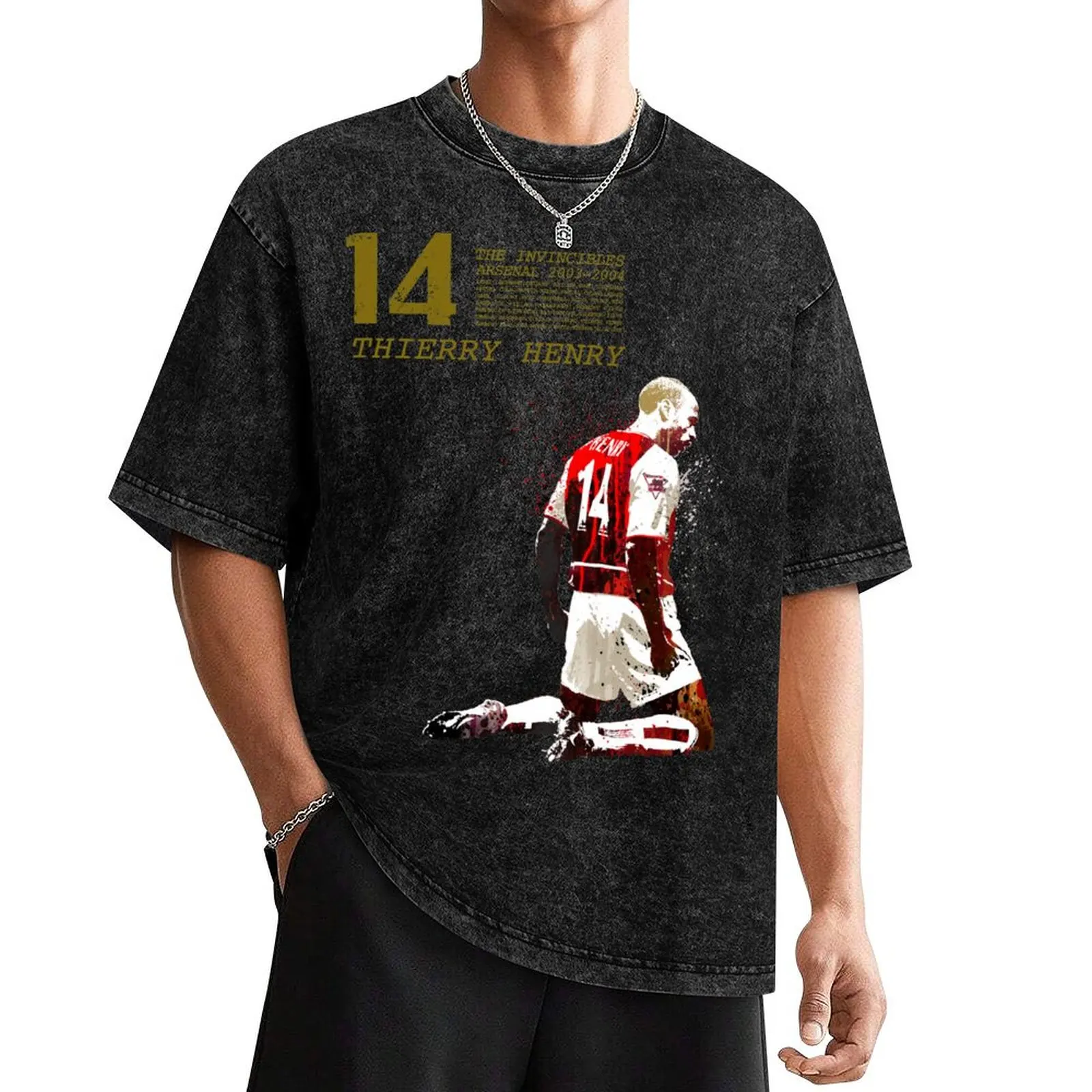 Thierry henry / on белая футболка футболки персонализированная летняя рубашка мужская с