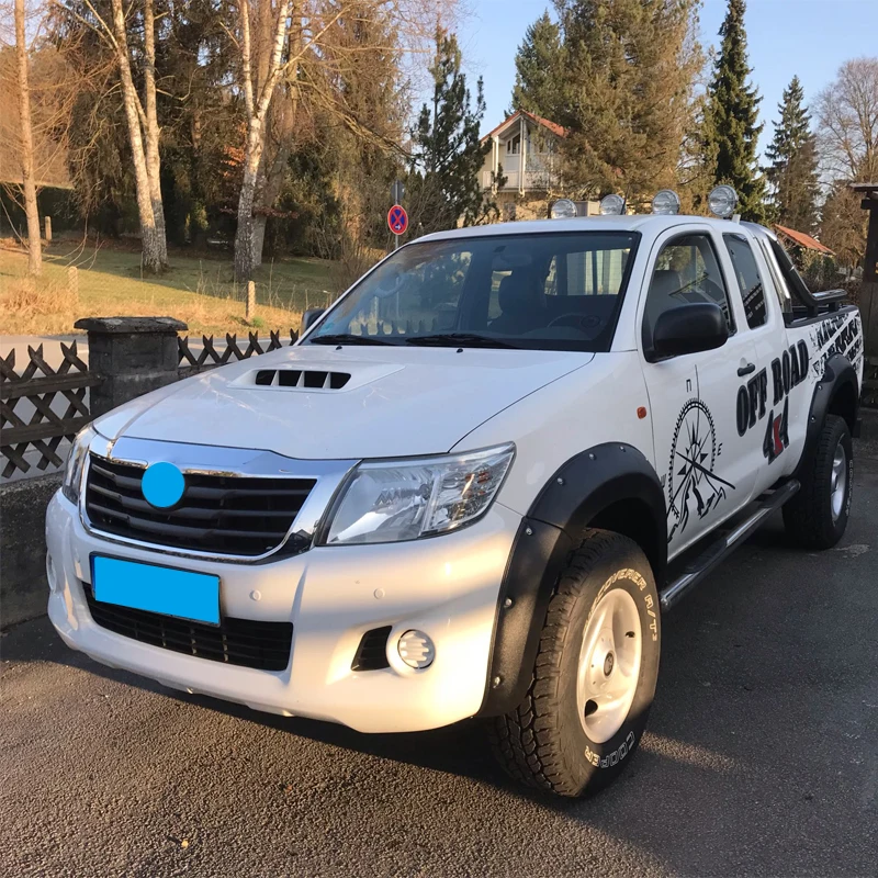 Колесная арка крыло брызговиков Flare для Hilux Vigo 2005 2006 2007 2008 2009 2010 2011 2012 2013 2014 двойная