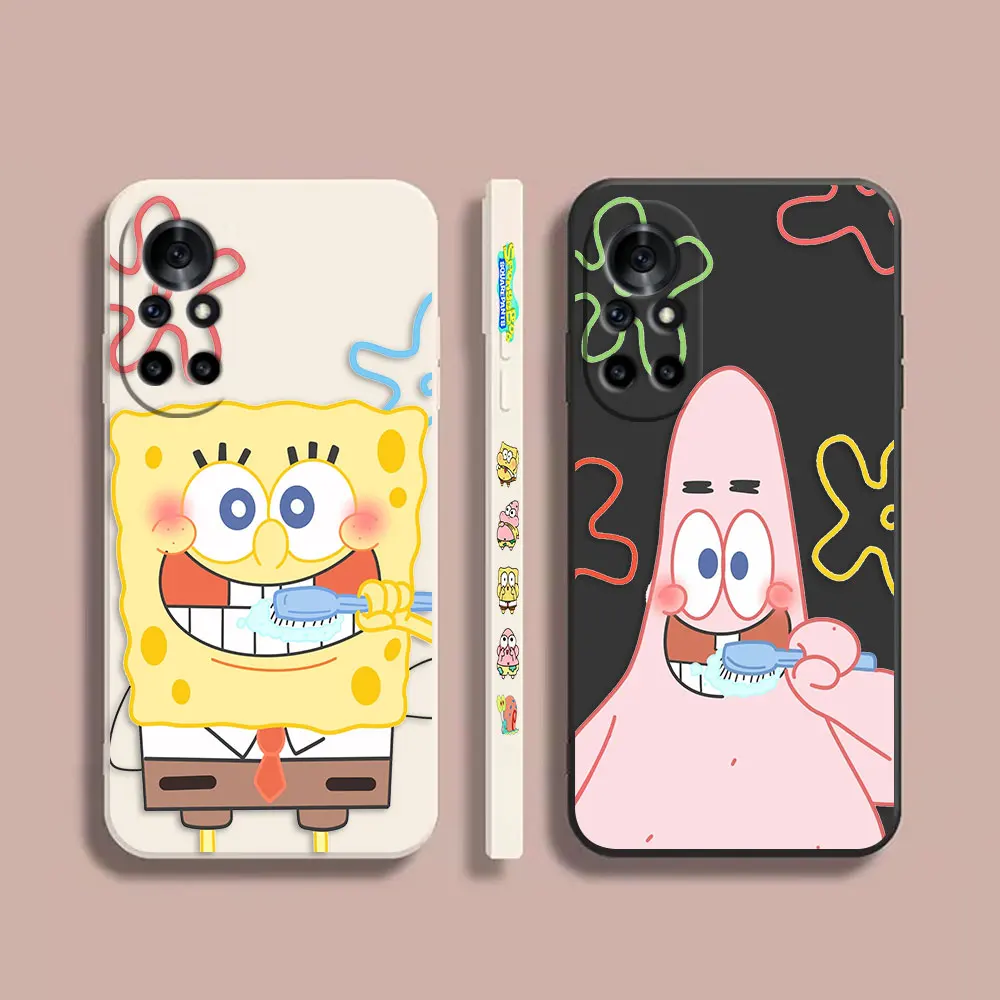 

Забавный мультяшный чехол S-Губка Боб Патрик звезда для Huawei NOVA 7 6 5I 5 4 3 3I 2S 2 8 9 10 SE PRO PLUS 5G, цветной чехол