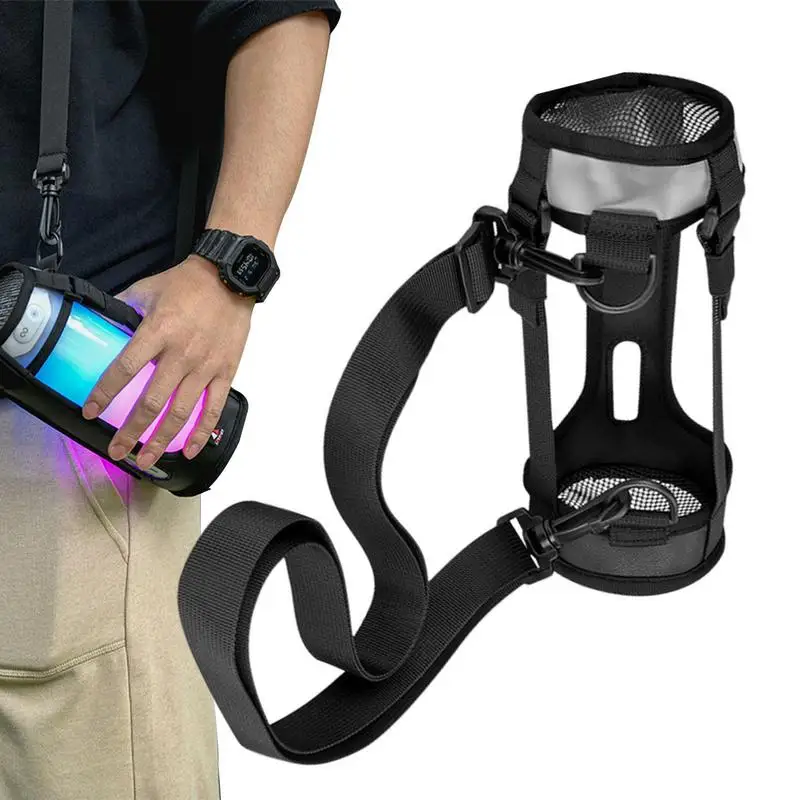 

Nylon Webbing Case Cover For JBL Pulse 4 Wireless Blue Tooth Speaker Travel Carrying Bag With Shoulder Strap For Speaker