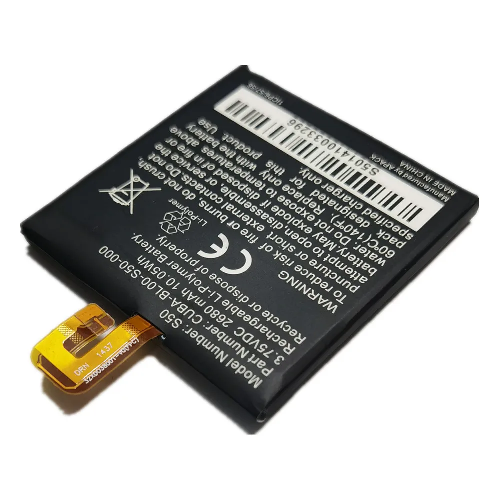 Оригинальный аккумулятор Caterpillar для CAT S50 CUBA-BL00-S50-000 высококачественные сменные