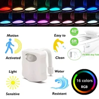toilet light sensor humid 816 colors waterproof washroom lighting backlight pir for toilet bowl led luminaria lamp wc light mx