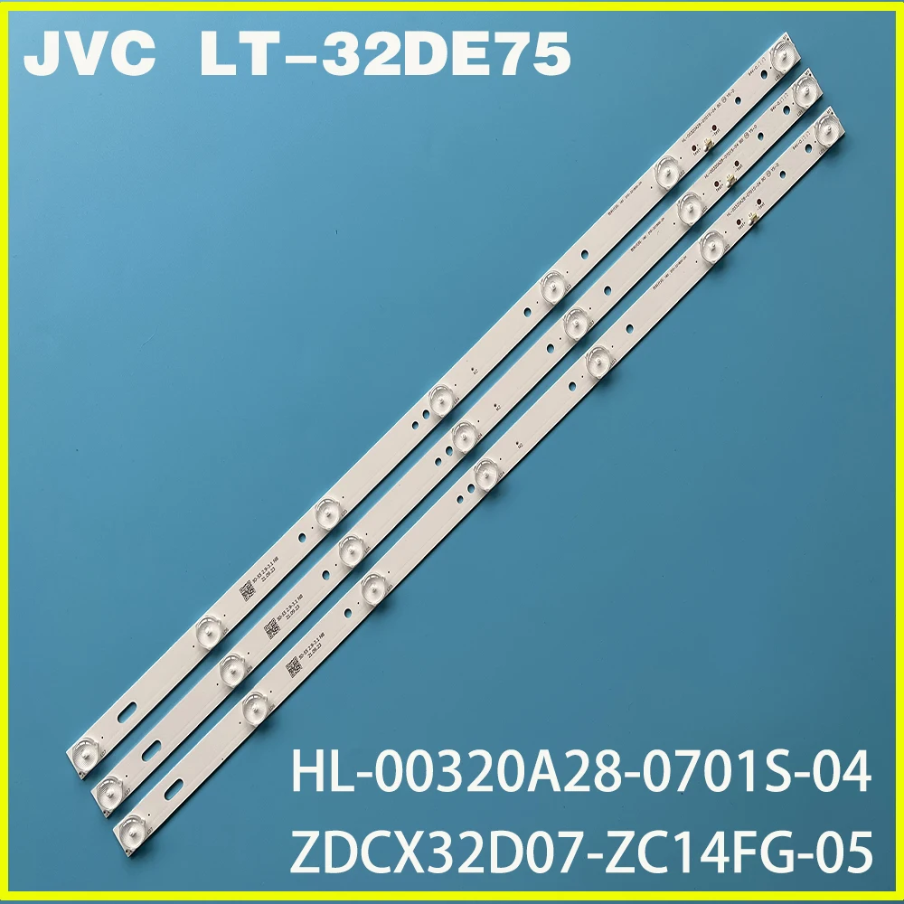 

LED backlight strip is suitable for BBK 32LEX-5027/T2C SHIVAKI STV-32LED14 HL-00320A28-0701S-04 ZDCX32D07-ZC14FG-05 LT-32DE7