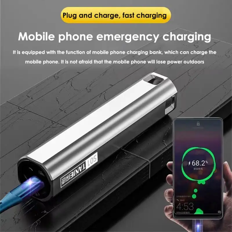 

Водонепроницаемый Мощный портативный фонарик с зарядкой от USB