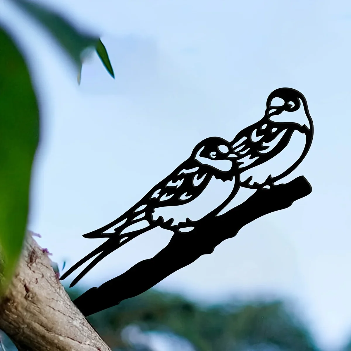 Металлические бутоны силуэт птиц из пера деревенский уличный Декор для дома и