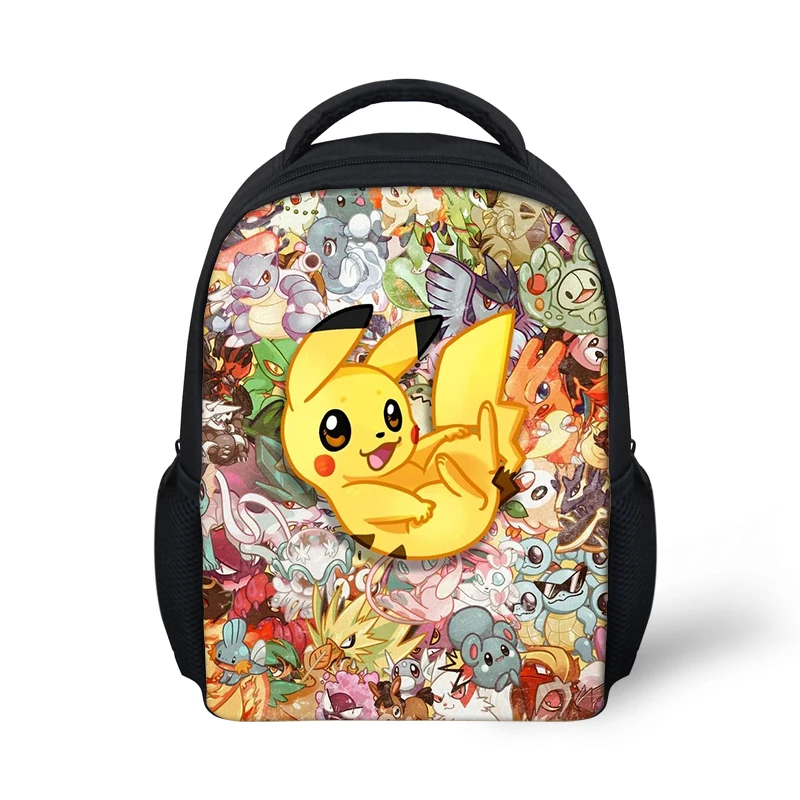 HALYUNASC Cartoon Kindergarten Backpack Baokemeng-Anime Pattern Students School Bag Hot Game Boys Mochila Mini Book Bag