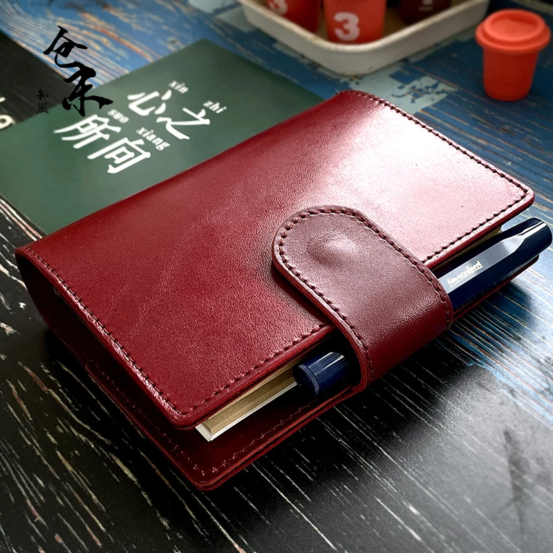 A5/A6/A7 Retro Leather Notebook Thick Paper Bible Diary Book Notepad New Blank Weekly Plan Writing Notebooks Office School