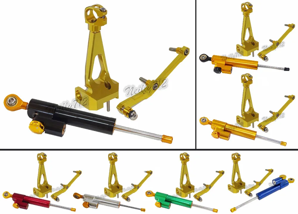 

Waase CNC алюминиевый стабилизатор рулевого управления, демпфер, монтажный кронштейн, полный комплект для Yamaha MT-09 MT09 2013 2014 2015