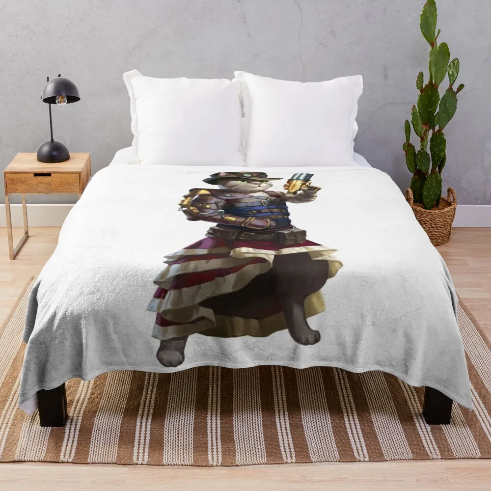 Одеяло с паровым котом забавный подарок одеяла украшения для диванов