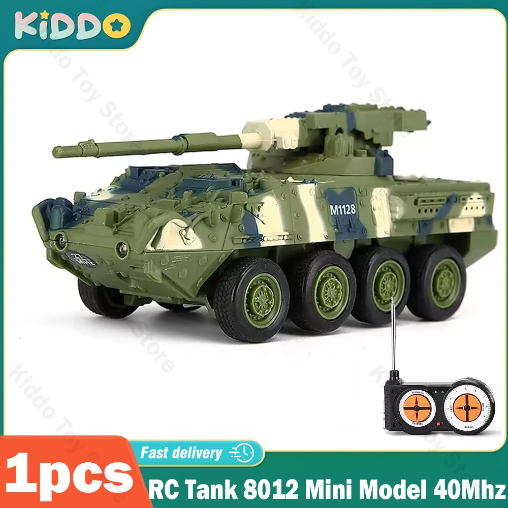 CONUSEA RC Tank 8012 Мини-модель 40 МГц Военный игровой автомобиль с вращающейся функцией
