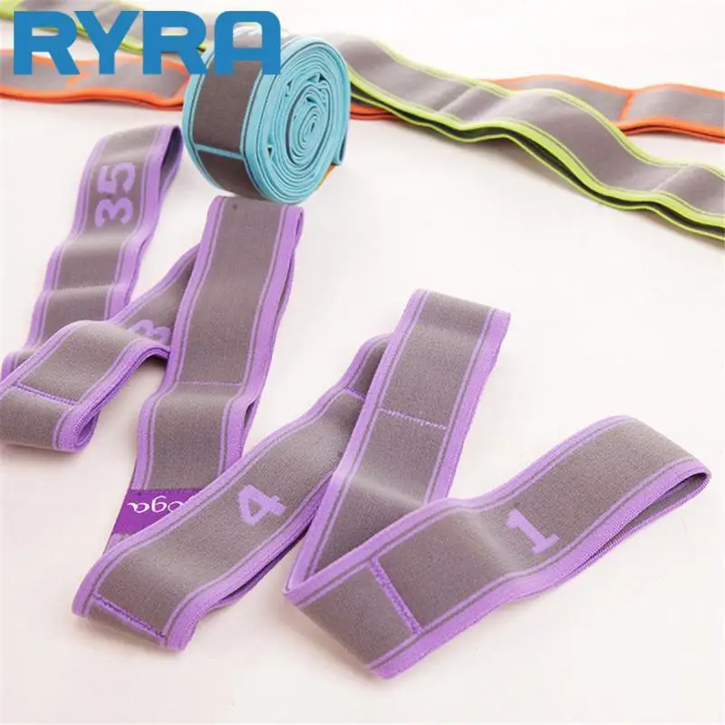 Multi-segment Stretch Sports Belt Yoga Tension Belt Elastic Stretch Belt Yoga Stretch Belt Muscle stretching yoga exercise fit