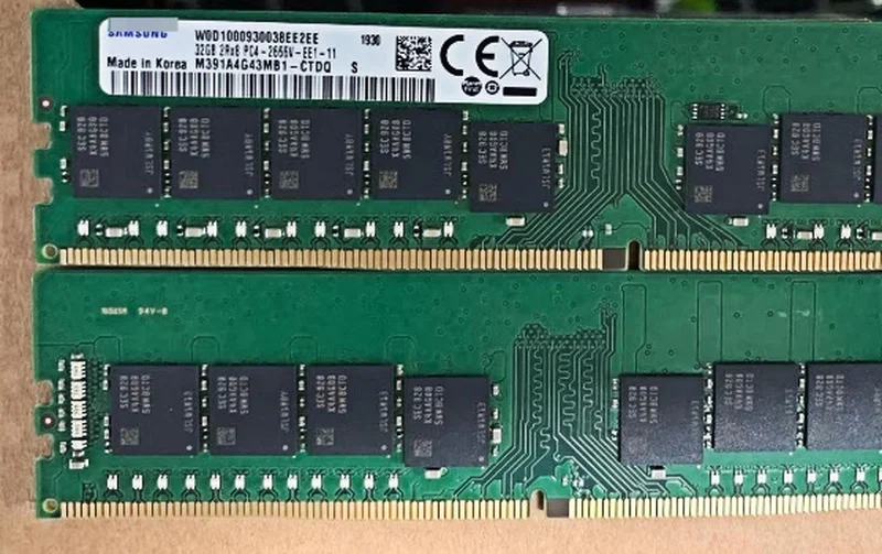 

RAM M391A4G43MB1-CTDQServer Memory DDR4 32G 2666 Pure ECC UDIMM