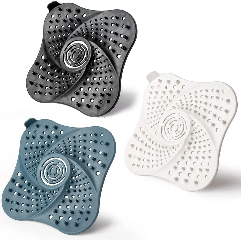 

Ловец для волос в ванную комнату, спиральный дизайн, Ловец для волос, Женский протектор дренажа, силиконовая раковина протектор дренажа