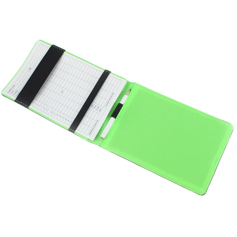 

PU Leather Golf Score Card Holder 16.5X11cm Golf Score Pocketbook Scoring As Golf Gifts Golf Accessories,Golf Cards