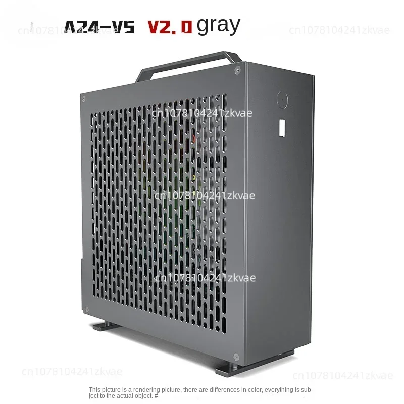 В наличии Mini A24-V5 2 0 два слота один дисплей 1U блок питания ITX шасси двустороннее