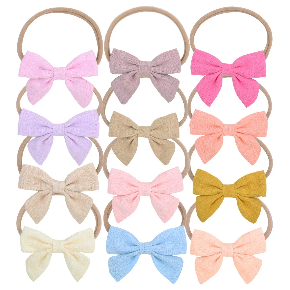 

Big Baby Girls Bows Headbands for Baby Girls Infants Toddler Kids Teens and Children