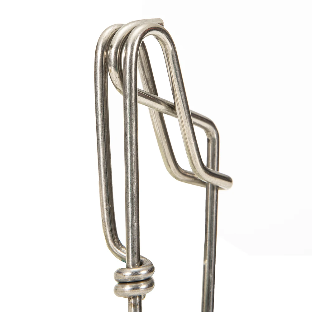 

Durable High Quality Hot Sale Pratical Outdoor Fishing Snap Swivels LongLine Clips Replacement Stainless Steel