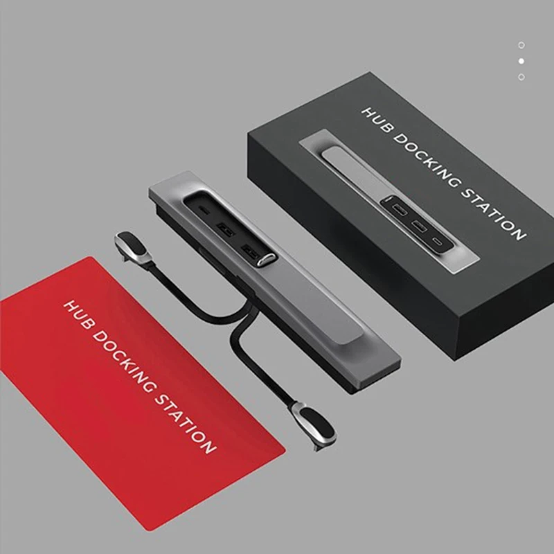 Быстрое зарядное устройство для Tesla Model 3/Y 2021-2022 интеллектуальная док-станция USB