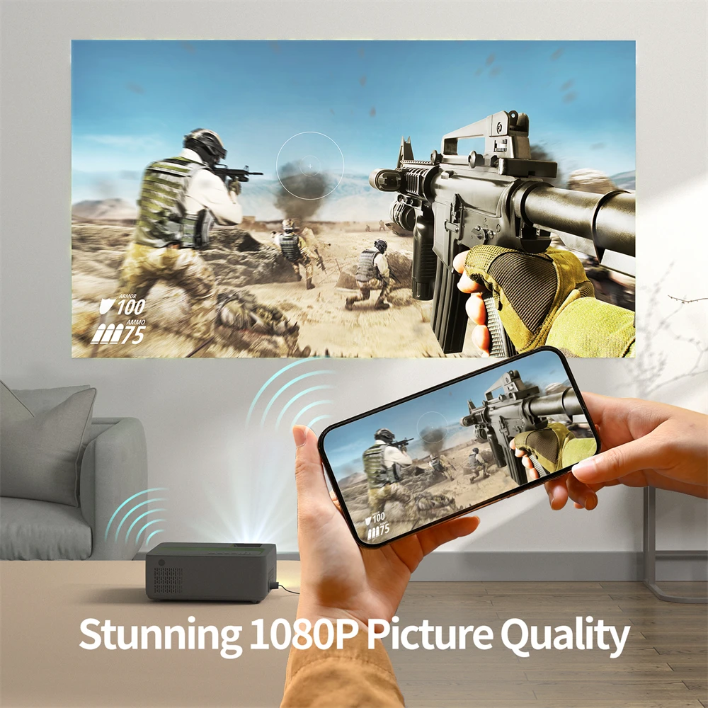 Портативный мини-проектор wewatch V10 Pro 1080 лм Wi-Fi |