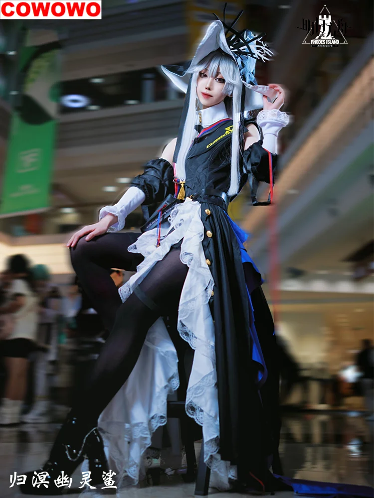 COWOWO Arknights Spectre The Unchained женский косплей костюм Cos Game аниме вечерние униформа