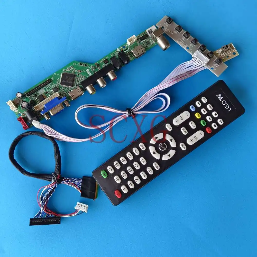

Плата контроллера ЖК для B125XW01 V0 LVDS, плата для самостоятельной сборки, 40-контактный VGA HDMI совместимый с AV USB 12,5, СВЕТОДИОДНЫЙ монитор, ТВ, анало...