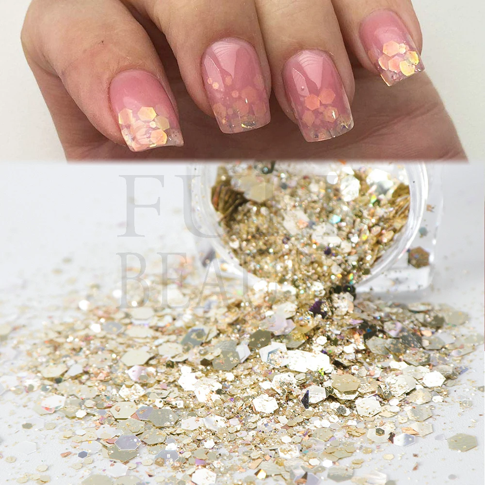 12 шт. набор блесток для нотей шестигранники маникюр ногтей блёстки новинки все
