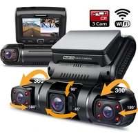 car dvr 2k1080p1080p vehicle video recorder 3 lens dash cam rear view car 24h parking monitor car camera night vision g sensor