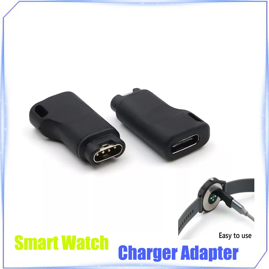 

USB Type C Charger Adapter for Garmin Fenix 7 7S 7X 6 6S 6X Type-C Female to 4pin Smart Watch Charging Converter Adapter