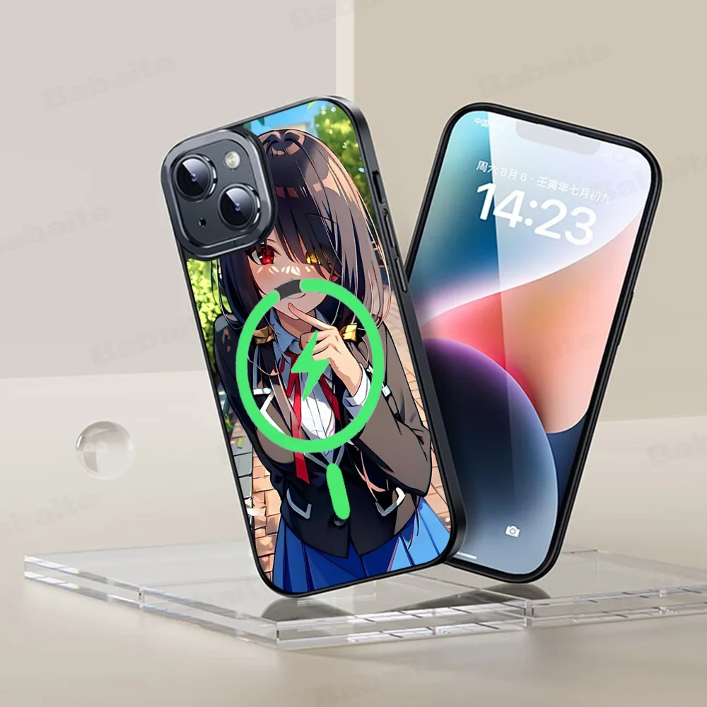 Чехол для телефона Tokisaki Kurumi магнитный чехол iPhone 16 14 13 12 11 15 Pro Max Plus беспроводной