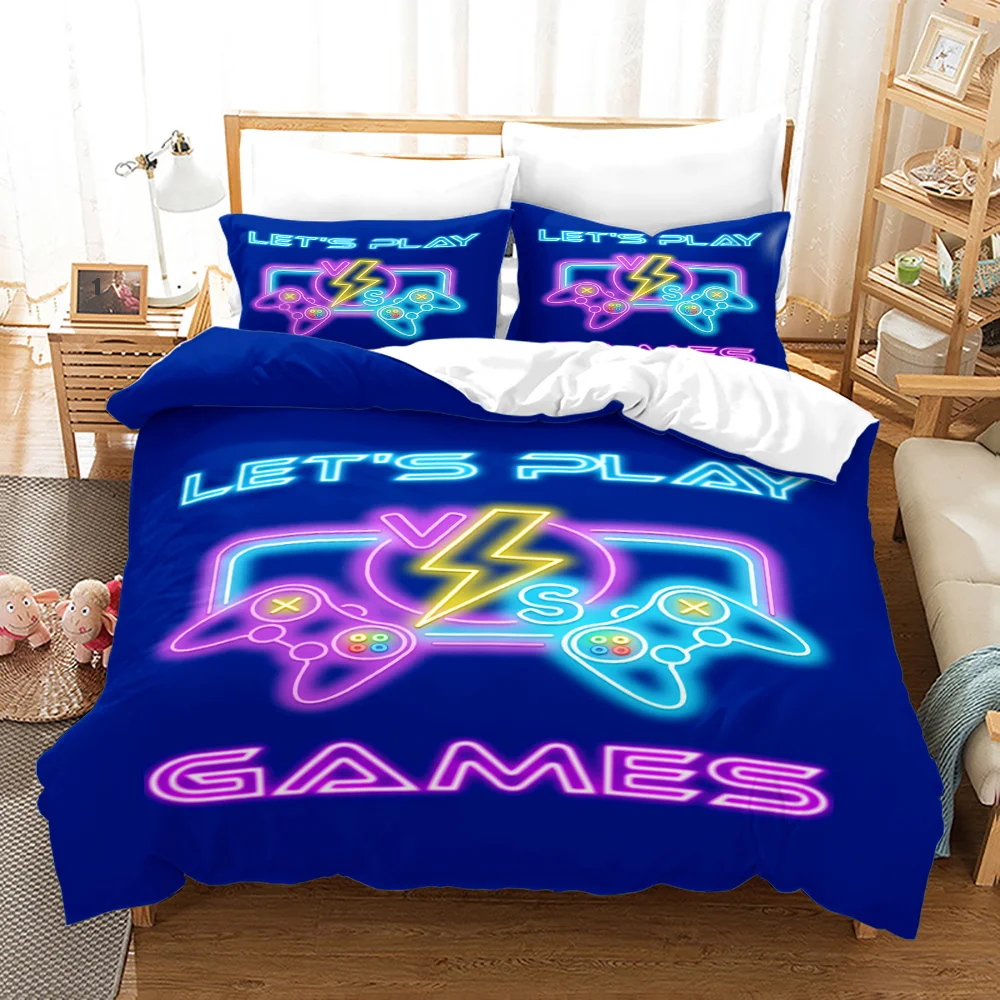 

Cute Gamepads Pattern Multiple Color Duvet Cover Set Bed Pillowcases Multi Size