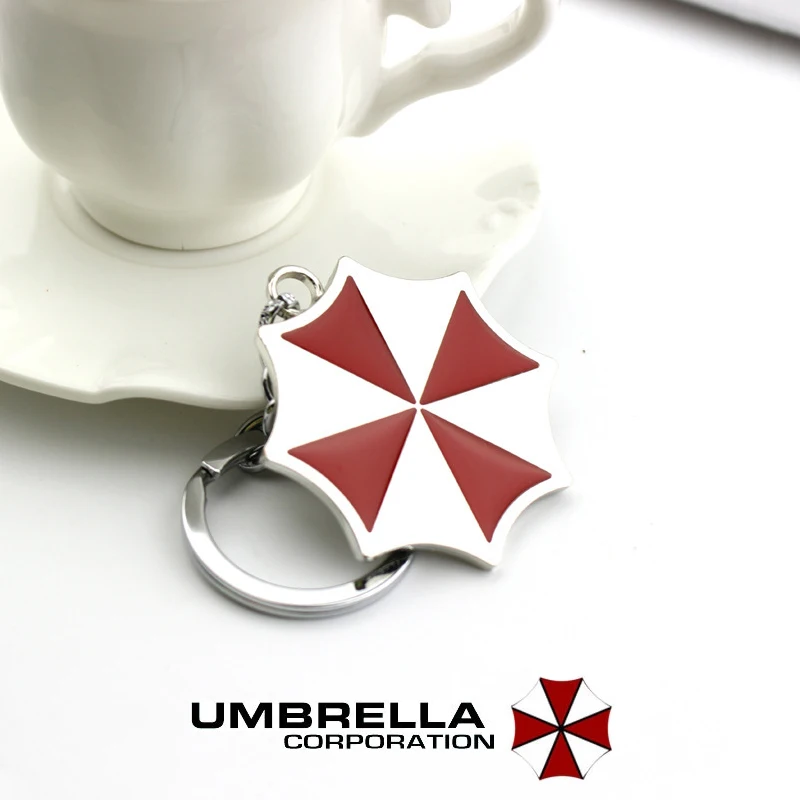 Металлический брелок с зонтиком Resident Evil подростковый ретро-тренд школьная сумка