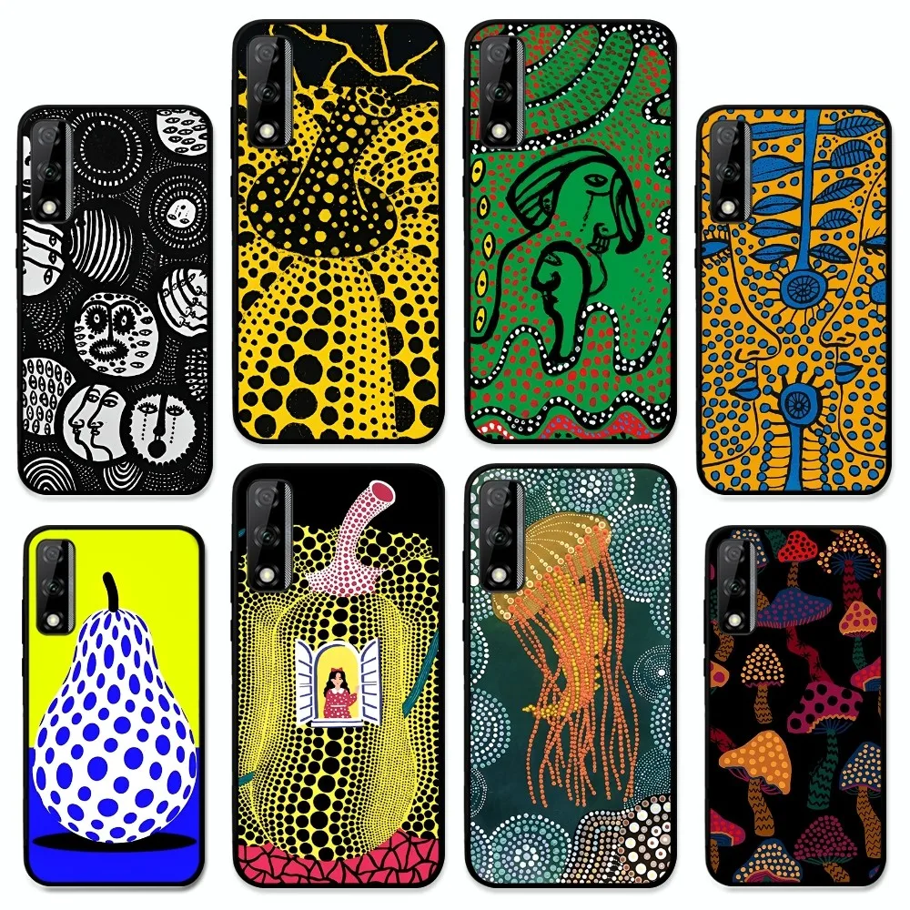 

Pumpkin Y-Yayoi-KusamaS Phone Case For Huawei Y9 6 7 5 Prime Enjoy 7s 7 8 plus 7a 9e 9plus 8E Lite Psmart Shell