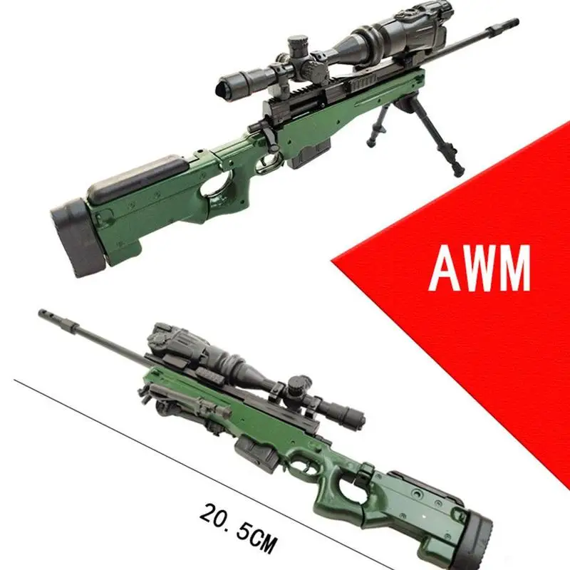 1:6 Scale AWM 1/6 Sniper Rifle Plastic Assemble 4D Gun Model Military Accessories for 12 inch Action Figure Display | Игрушки и хобби