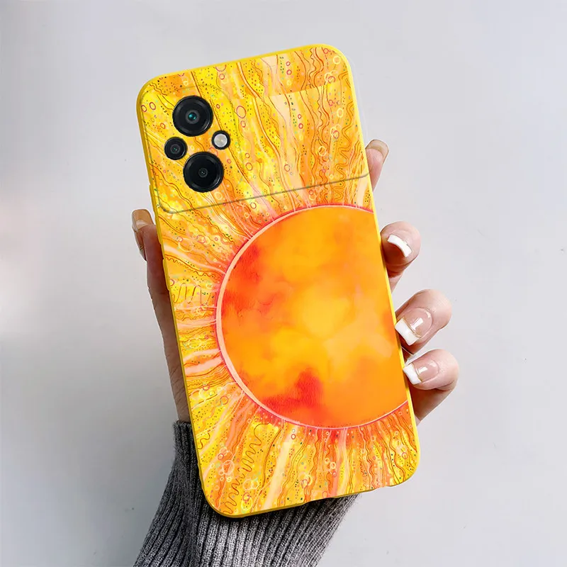 Чехол для Xiaomi POCO M5 милый мультяшный Кот лиса мягкий силиконовый чехол M5S M4