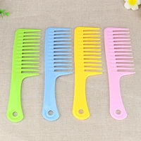 1pcs new plastic comb super wide tooth combs hair brush hair styling tool