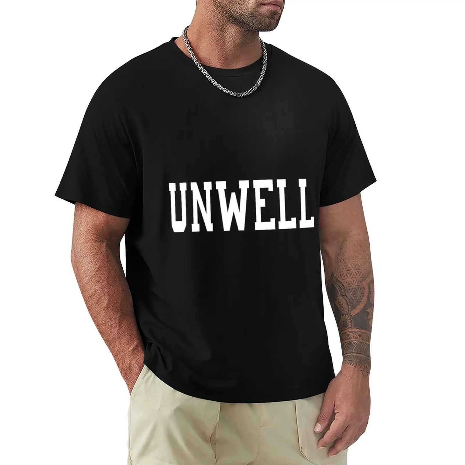 Фото Футболка Unwell Swea, рабочая, с коротким рукавом, из хлопка. №1