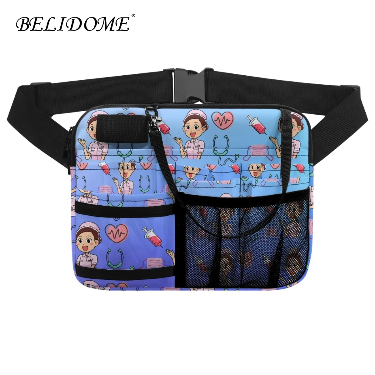 

Gradient Waist Bag Medical Organizer for Nurse Fanny Pack Hospital Work Adjustable Hip Bag for Stethoscopes Bandage Scissors