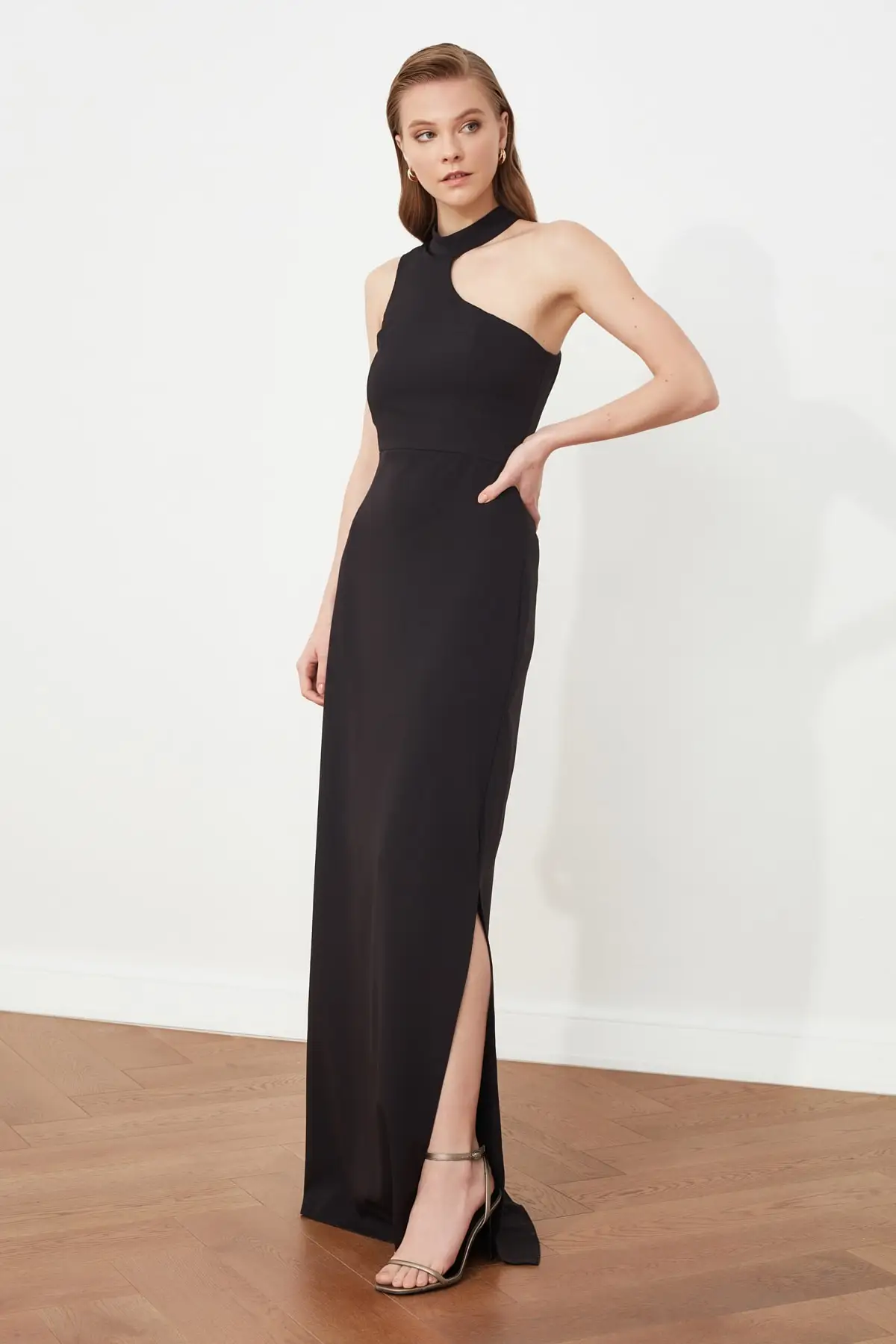 Вечернее платье с воротником Trendyol TPRSS20AE0048 | Свадьбы и торжества