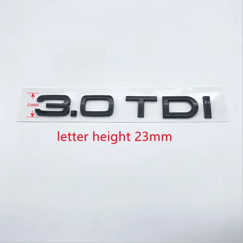 Автомобильный 3D ABS 2 0 3 TDI багажник с буквами Логотип эмблема наклейки для Audi A1 A3 A4 A5