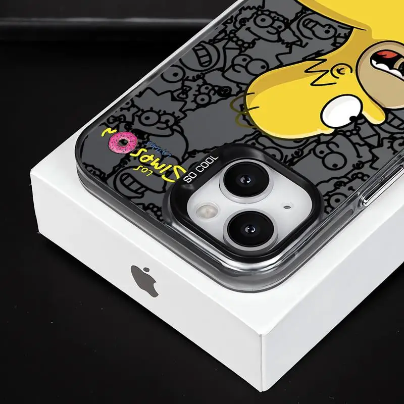 Чехол с рисунком для S-SimpsonS Family Samsung A73 A72 A55 A54 A53 A35 A34 A33 A32 A30 A24 A23 A22 A14 A05 4G 5G Матовый