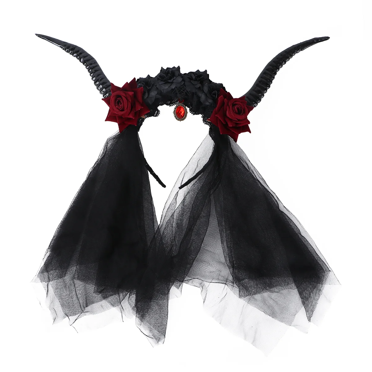 

Круассаны для Хэллоуина в ретро стиле, аксессуары для женщин, пластиковая повязка на голову