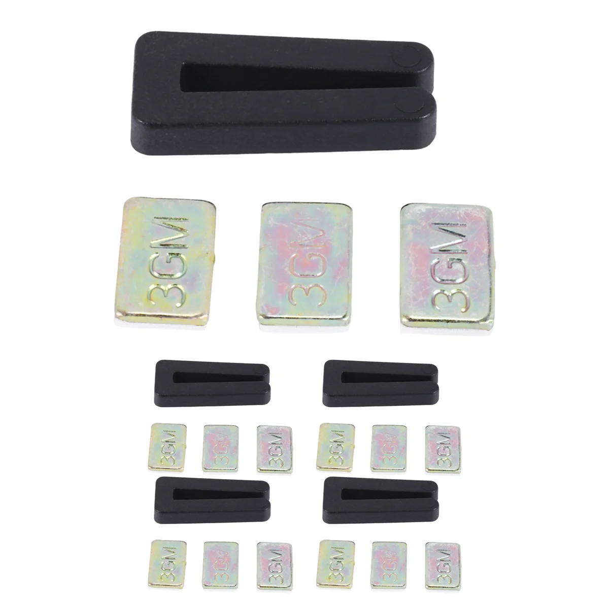 20 шт. блесток потолочного вентилятора включая 5 эластичных зажимов для