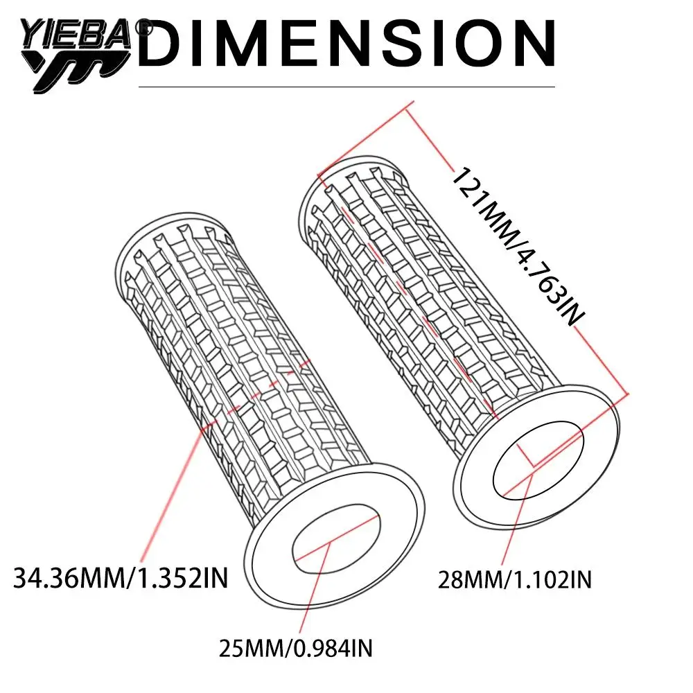 Гелевые рукоятки для мотоциклов HONDA CB599 CB600F HORNET 25/28 мм