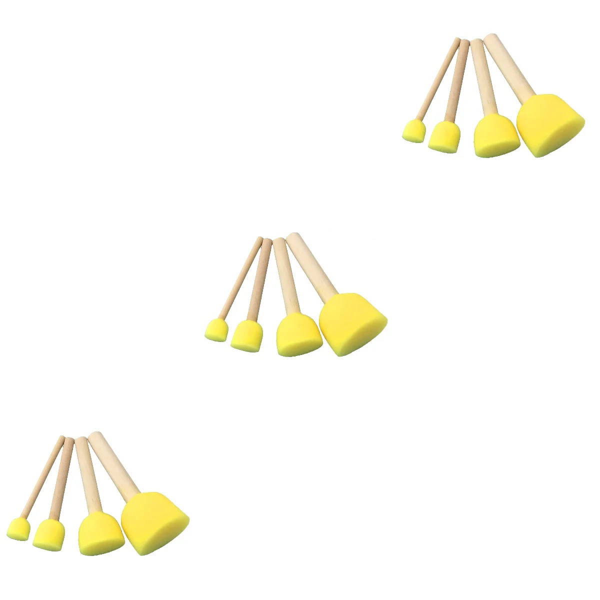 

72 разнообразных круглых губки, набор кистей для детской фотографирования